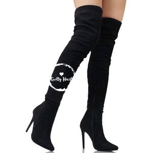 Thigh High Suede Boots